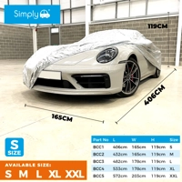 SIMPLY AUTO WATER RESISTANT CAR COVER