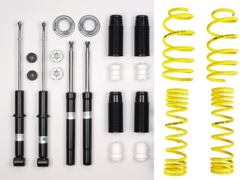 Apex Lowering Springs, Bilstein Gas Shocks Dampers, Bumpstop Kit