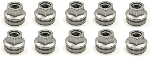 10x Ford Transit 00> Replacement Wheel Nut Lug Nut M14x2.0 Flat Seat Ford Wheels