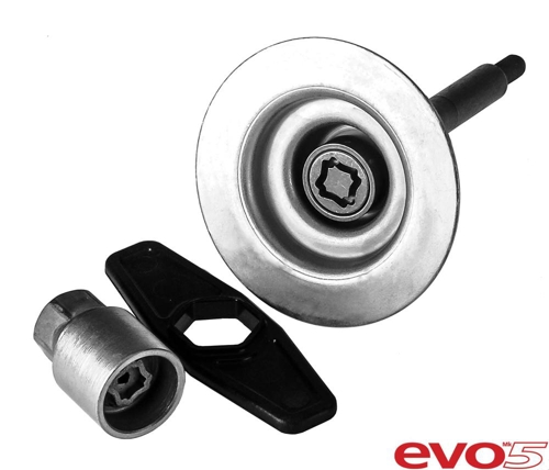 High Security Spare Wheel Locking Nut Bolt Set for MAZDA MX-5 Mk III