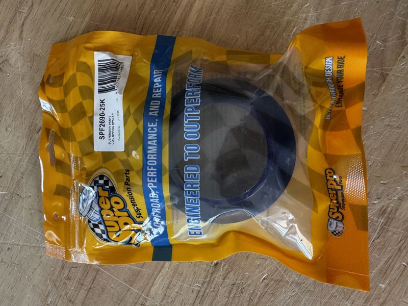 SuperPro Poly Front, Rear Coil Spring Car Spacer 25mm Vehicle Raise