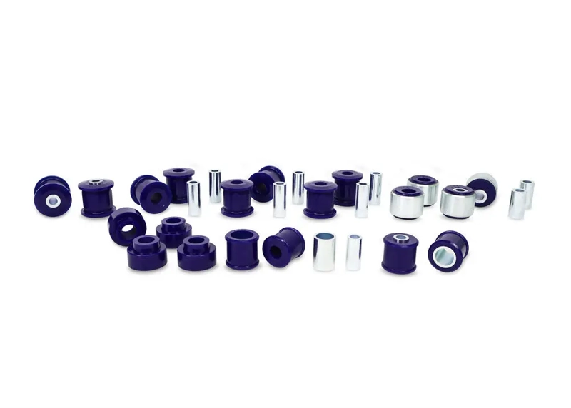 For Nissan Patrol Y60 + Y61 Castor Correction Front + Rear Bush Kit SuperPro Polyurethane