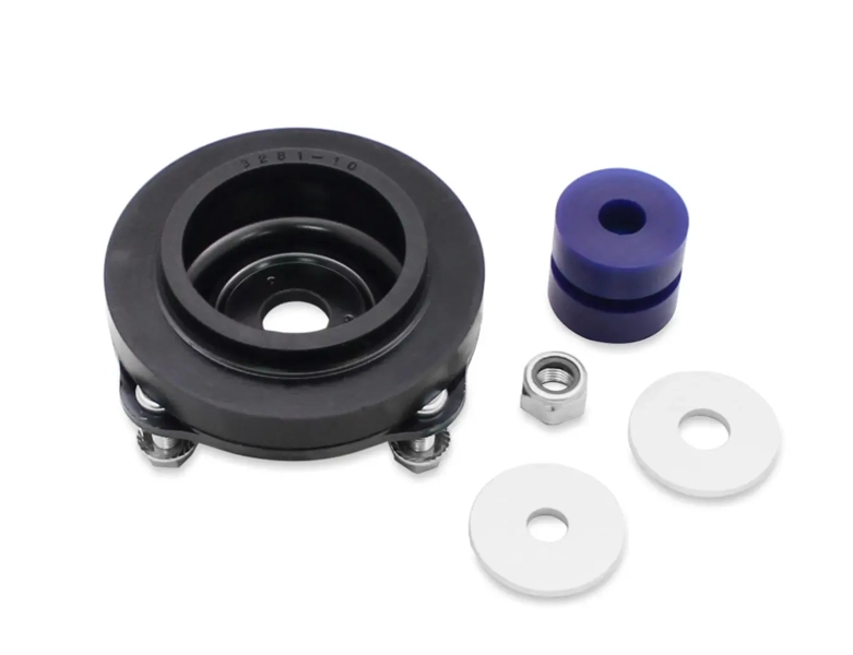 SuperPro Poly Front ReadyStrut Top Caps Spring Seat Nuts , Washers Kit RS003