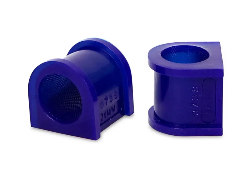 SuperPro Poly 24mm Front ARB Car Anti Roll / Sway Bar Bush Kit SPF0738-24K