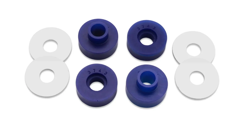 SuperPro Polyurethane Front Shock Absorber Damper Upper Car Bush Kit SPF3743K