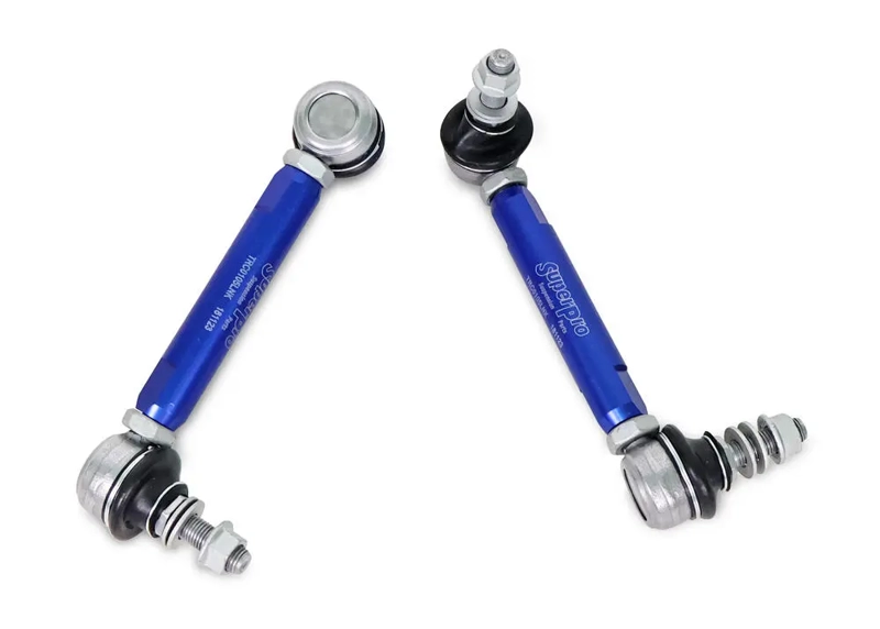 PAIR SuperPro Antiroll/Sway Bar Universal Adjustable Drop Links 10mm x 160-205mm