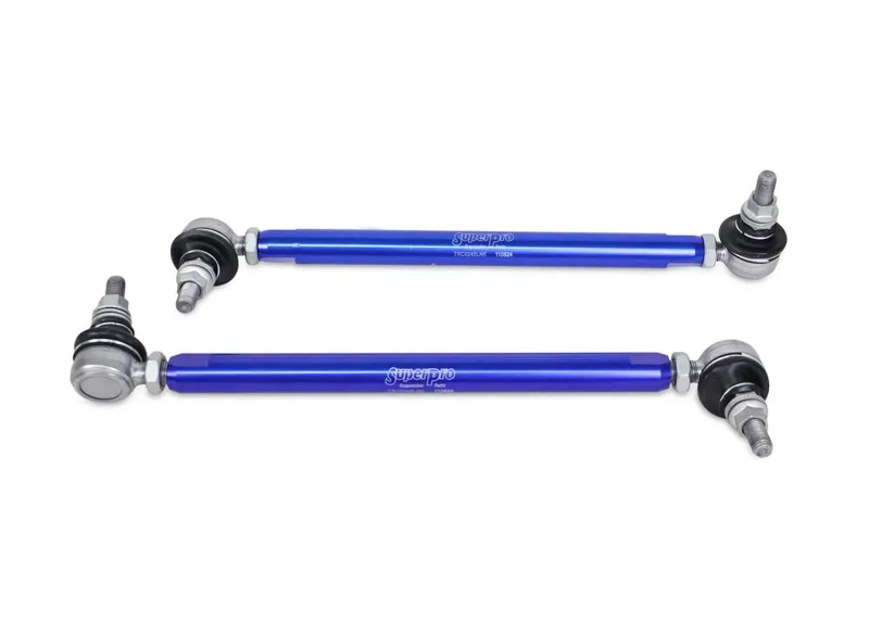 PAIR SuperPro Antiroll/Sway Bar Universal Adjustable Drop Links 10mm x 300-345mm