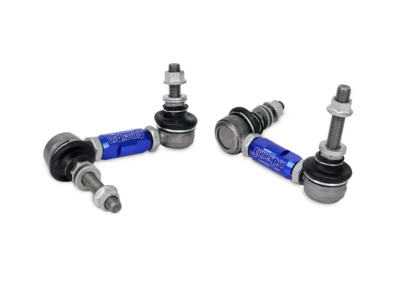 PAIR SuperPro Antiroll/Sway Bar Universal Adjustable Drop Links 10mm x 100-120mm