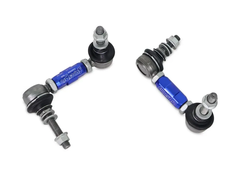 PAIR SuperPro Antiroll/Sway Bar Universal Adjustable Drop Links 10mm x 100-120mm