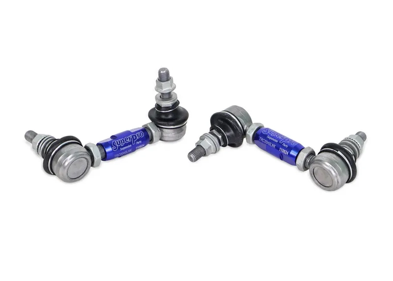 PAIR SuperPro Antiroll/Sway Bar Universal Adjustable Drop Links 10mm x 100-120mm