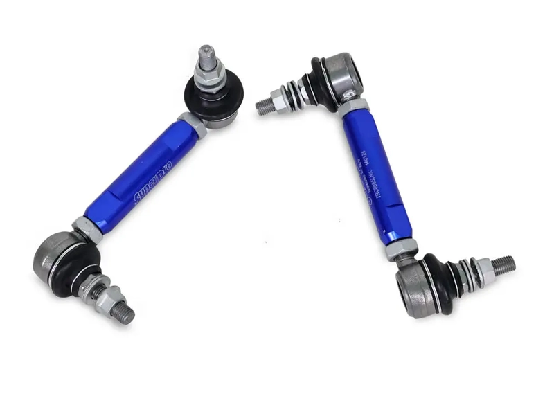 PAIR SuperPro Antiroll/Sway Bar Universal Adjustable Drop Links 10mm x 140-185mm