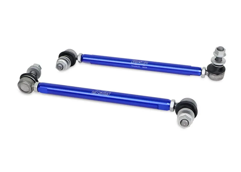 PAIR SuperPro Antiroll/Sway Bar Universal Adjustable Drop Links 12mm x 300-345mm