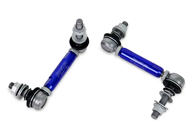 PAIR SuperPro Antiroll/Sway Bar Universal Adjustable Drop Links 12mm x 140-170mm