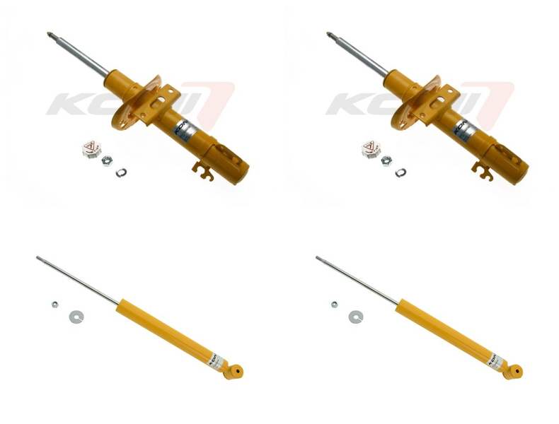 Front + Rear Koni Sport Uprated Shock Absorber Set VAG-SP1233