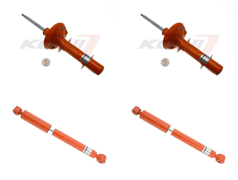 Front + Rear Koni STR.T Uprated Shock Absorber Set VAG-ST1211