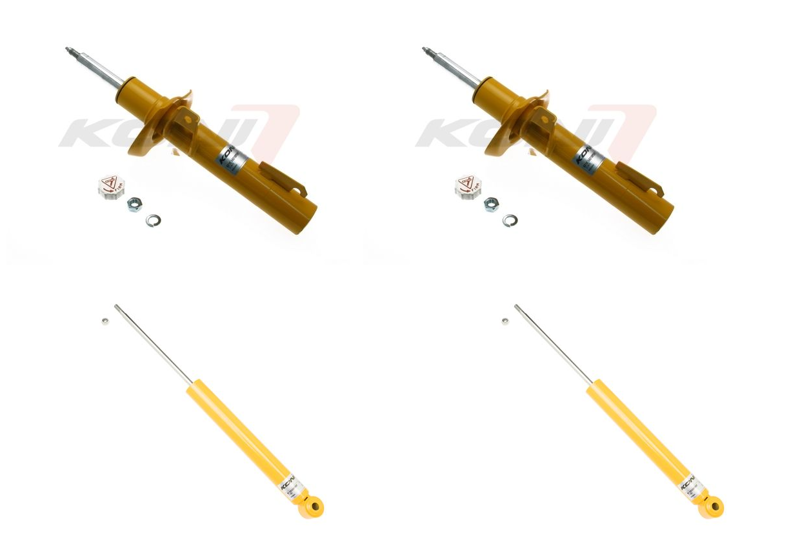 Front + Rear Koni Sport Uprated Shock Absorber Set VAG-SP1227