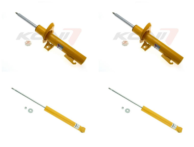 Front + Rear Koni Sport Uprated Shock Absorber Set VAG-SP1215