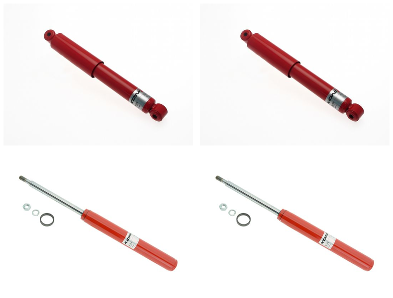 Front + Rear Koni Classic Red Uprated Shock Absorber Set VAG-CL1467