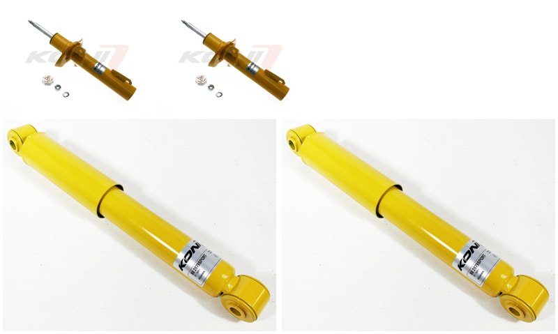 Front + Rear Koni Sport Uprated Shock Absorber Set VAG-SP1136