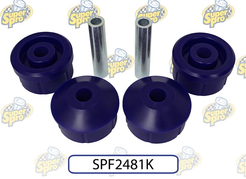 SuperPro Poly Rear Axle / Beam Car Pivot Bush Kit Improved Stability SPF2481K