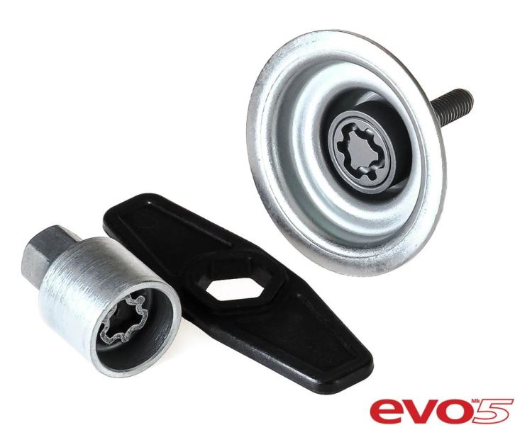 High Security Spare Wheel Locking Nut Bolt Set for MAZDA MX-5 Mk III