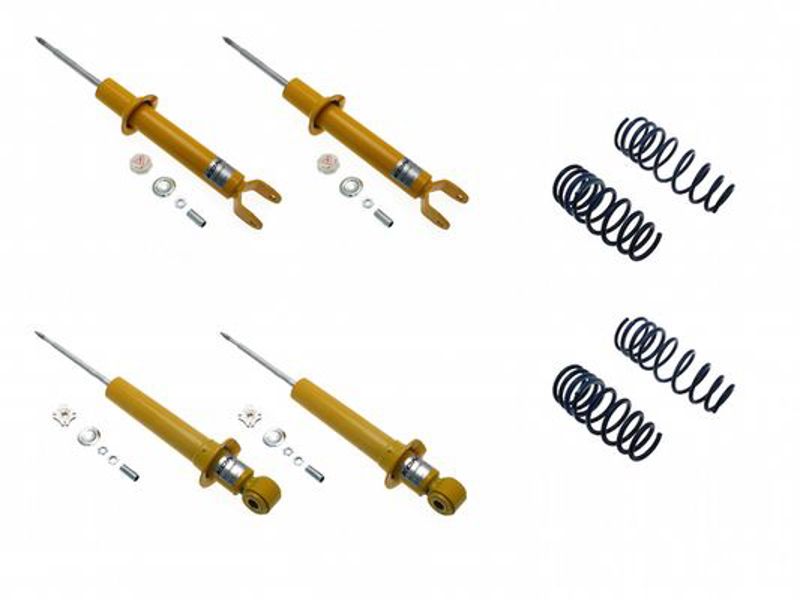 KONI Sport Kit Front + Rear Shock Absorber + Lowering Spring Set
